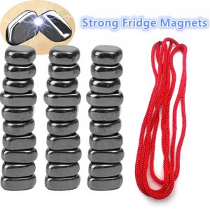 검정색 불규칙한 냉장고 자석 연마된 자석 강력한 자석 훅 다용도 사용 가정용 주방 냉장고용