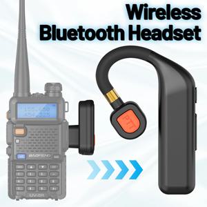 ABBREE 워키 토키 무선 블루투스 헤드폰 핸즈프리 이어폰 교체용 바오펑 UV-5RH UV-32 DM-32 UV-5R 미니 UV-21