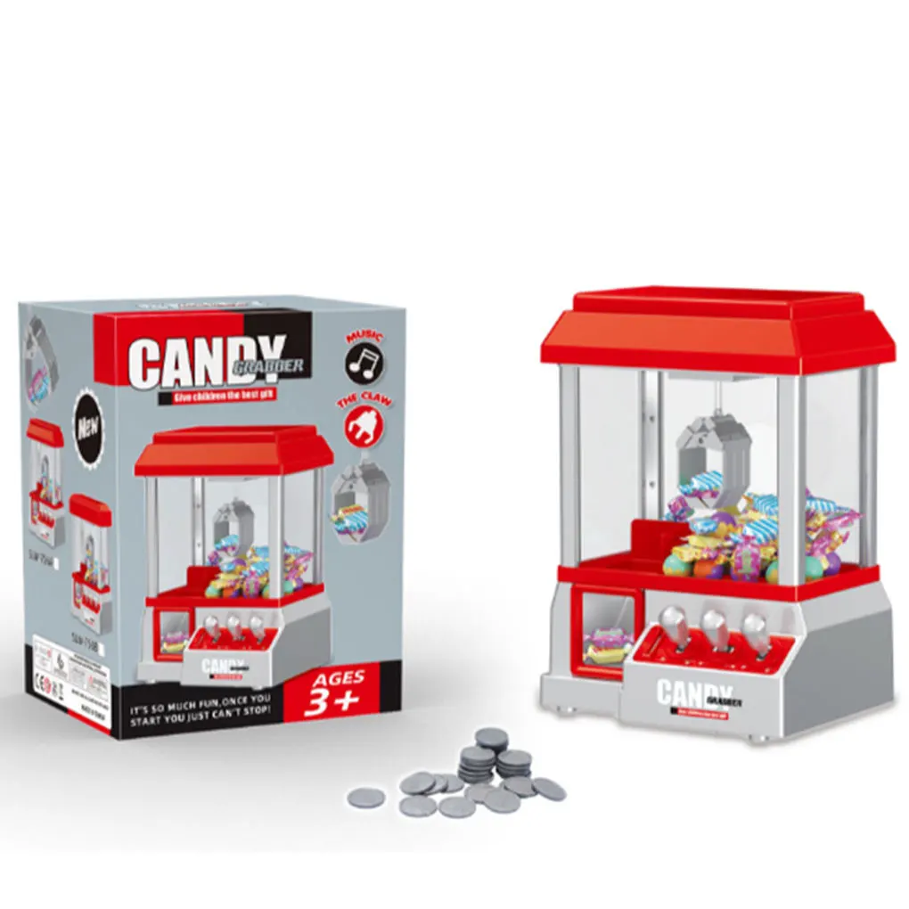 어린이용 미니 뽑기, 안전하고 튼튼한 장난감 자판기, 집에서 지루함을 줄임, 왼쪽 아래