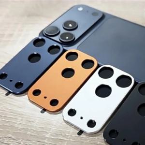 애플 아이폰 17 프로 맥스 에어 17프로 17에어 17프로맥스용 알루미늄 메탈 후면 카메라 렌즈 보호기, 렌즈 커버 링 필름