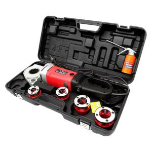 2000W 휴대용 전동 나사 절삭기, 힌지 및 나사형 아연 도금 파이프 태핑 고출력 전동 나사 절삭기