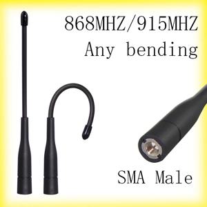 LORA/NB IoT 868MHz/915MHz 소프트 gh-gain 휩 안테나 데이터 전송 및 비디오 전송 무선 모듈 안테나 SMA Male