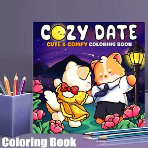 성인용 28페이지 큐티 데이트 컬러링 북 |   색칠책, 크리스마스, 추수감사절을 위한 그림 용품