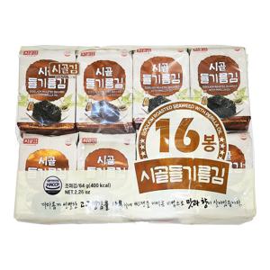 시골김 시골 들기름김(4g X 16개입) 64g