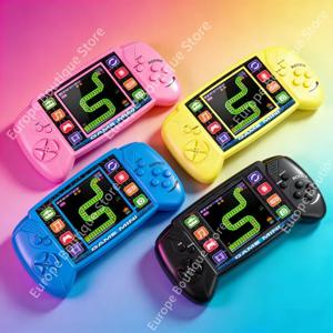 휴대용 핸드헬드 게임 콘솔 브릭 게임 핸드헬드 플레이어 향수를 불러일으키는 교육용 장난감 포켓 4색 클래식 어린 시절 선물