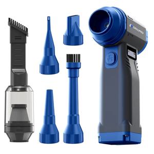 드릴프로 G1 무선 550g 풍압 터보 팬 9단계 속도 조절 멀티 노즐 브러시리스 모터 강력한 핸드헬드 에어 블로워