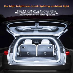 자동차 고휘도 트렁크 조명 실내 장식 LED 무선 자동 감지 테일게이트 2/4M 라이트 스트립