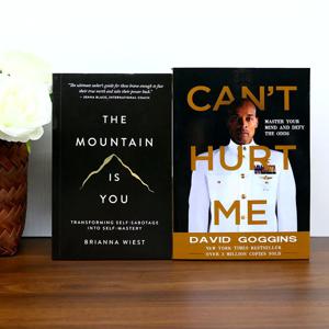 《The Mountain is You》+《Can't Hurt Me》자기 개선을 위한 이중 효과 세트, 탄력성 추구자들을 위한 이상적인 크리스마스 선물