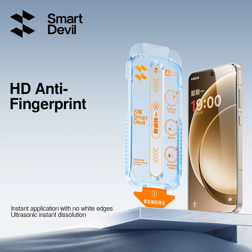 OnePlus 15 Ace 6용 SmartDevil 먼지 없는 캐빈 강화 유리 필름 OnePlus Ace 5 Pro용 HD 화면 보호기 지문 방지
