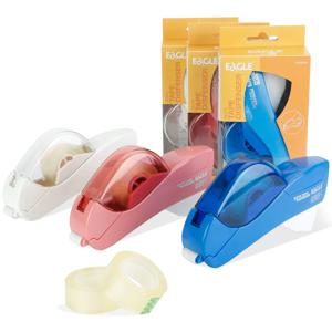 견인 롤 테이프가있는 자동 테이프 디스펜서 커터 휴대용 편지지 사무실 홈 학교 용품 포장을위한 휴대용 테이프 홀더