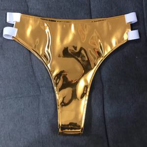 반짝이는 여성용 섹시 마이크로 쇼츠 나이트클럽 슬림핏 에나멜 가죽 광택 미니 비키니 쇼츠 댄서 무대 공연용