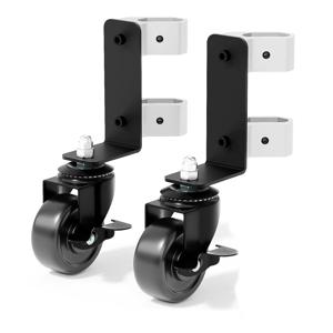 200파운드 용량 이중 전면 바퀴 360도 회전 이중 전면 바퀴 200파운드 용량 스테인리스 스틸 액세서리 롤링 공구함용