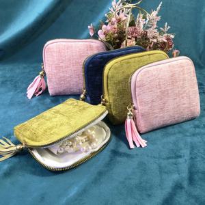 여행용 보석 보관 가방 반지 귀걸이 목걸이 보석 포장 패션 여행용 휴대용 보석 디스플레이 가방 여성용