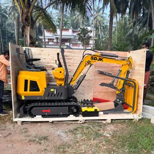 다기능 1톤 미니 굴삭기 유압 트랙형 맞춤형 밀폐형 2톤 소형 굴삭기 빠른 배송