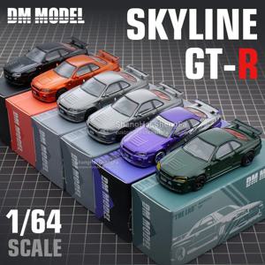 DCT DMMODEL 1:64 닛산 스카이라인 GT-R R34 - 합금 다이캐스트 모델, JDM 아이콘 수집용 자동차