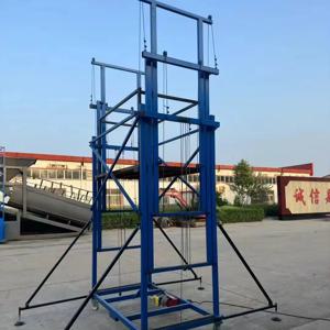 새로운 이동식 철제 스캐폴딩 접이식 리프트(무선 리모컨 플랫폼 포함)
