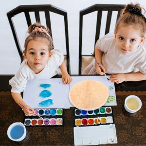 3Pcs 어린이 대나무 원뿔 모자 수제 DIY 페인팅 아시아 태양 모자 어린이를위한 야외 정원 놀이 하이킹 베트남 농부 스타일