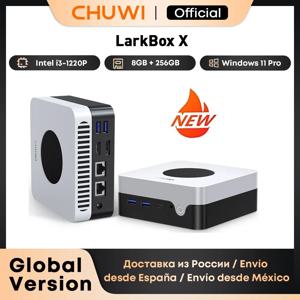 CHUWI LarkBox X 미니 PC 8GB 램 256GB SSD 인텔 i3-1220P UHD 그래픽 탑재 12세대 인텔 프로세서 WiFi 6 데스크탑 컴퓨터