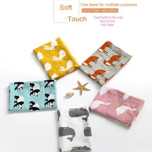 신생아 대나무 목욕 수건, 아기 배넷저고리, 어린이 모슬린 유기농 코튼 원단, 매우 부드러운 트림 천, 월 포장, 60x60 cm