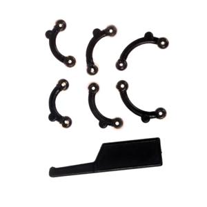 6 개/대 뷰티 코 클립 교정기 마사지 도구 코 업 리프팅 쉐이핑 클립 클리퍼 셰이퍼 브릿지 스트레이트 닝 통증 없음 3 사이즈