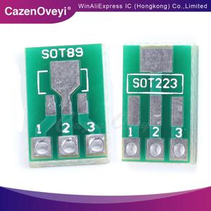 SMD 범용 보드, 핀 간격, SOT89-DIP SOT223-DIP 어댑터 보드, 1.5mm 피치, 10 개