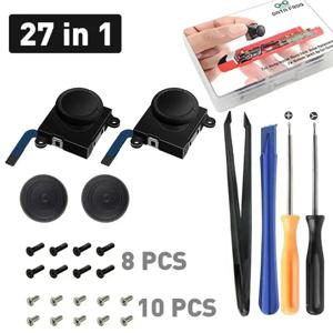 스위치/스위치 라이트 조이콘 컨트롤러 3D 아날로그 조이스틱 교체용 엄지 스틱 수리 부품