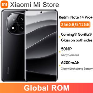 글로벌롬 레드미 노트 14 프로 플러스 5G 스마트폰 스냅드래곤 ®   7세대 3 IP68 6.67인치 1.5K 120Hz 디스플레이 50MP 6200mAh 90W 고속 충전