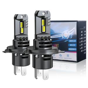 H4 자동차 LED 헤드 라이트 전구 CSP 팬 Canbus 높은 및 낮은 빔 자동차 빛 터보 Led 다이오드 램프 자동 오토바이 CSP 6500K 12V