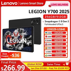 레노버 LEGION Y700 2025 태블릿 스냅드래곤 8 Gen 3 옥타 코어 8.8인치 165Hz 디스플레이 안드로이드 6550mAh