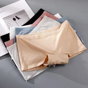 여성 복서 속옷 코튼 숙녀 안전 바지 여성 원활한 속옷 솔리드 아늑한 Boyshorts 섹시한 란제리