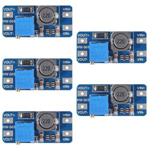 5/10PCS MT3608 DC-DC 스텝 업 부스트 전력 변환기 2A 모듈 조정 가능한 스텝 업 전압 레귤레이터 보드 2-24V ~ 5V-28V 출력