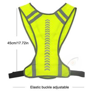 오토바이 안전 재킷 가시성 반사 조끼 작업복 야간 보안 러닝 사이클링 코트