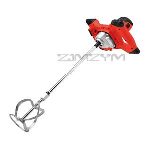 1400W 220V 휴대용 전기 등급 믹서 6 기어 조절 가능한 속도 시멘트 석고 모르타르 코팅 믹서 퍼티 파우더 혼합 기계