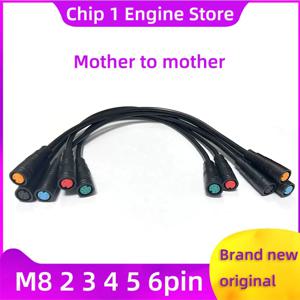 M8 2 3 4 5 6핀 전기자전거 속도 센서 암-암 연장 케이블 방수 커넥터 전선