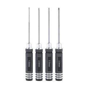 최고 품질의 질화 티타늄 TiNi 육각 드라이버 렌치 스크루 드라이버 RC 헬리콥터 용 1 피스 1.5mm/2mm/2.5mm/3.0mm