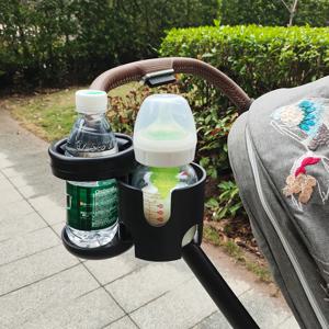 2-in-1 유아용 유모차 회전 컵 홀더 자전거 물병 홀더 이중 병 홀더 (유아용 유모차)