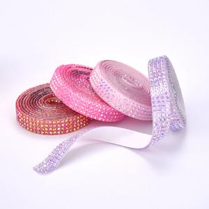 91cm 뒷면 자가 접착 라인스톤 스티커 리본 스트립 젤리 컬러 다이아몬드 아트/공예 DIY 이벤트 자동차 휴대폰 신발 장식용