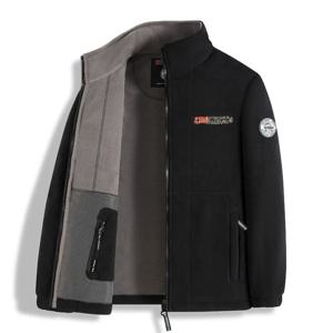 남성 겨울 재킷 신상품 폴라 플리스 아우터 두꺼운 플리스 안감 아웃도어 남성 가을 재킷 코트