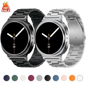 삼성 갤럭시 워치 8 40mm 44mm 8 클래식 46mm 스테인리스 스틸 스트랩, 갤럭시 워치 7 울트라 2025 47mm 메탈 밴드