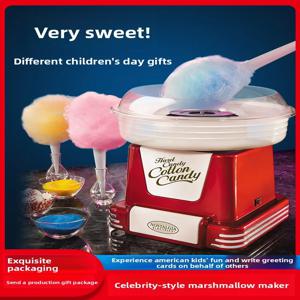 솜사탕 기계 어린이용 소형 선물 10세 소녀 생일 선물 쇼핑몰 졸업 크리스마스 선물