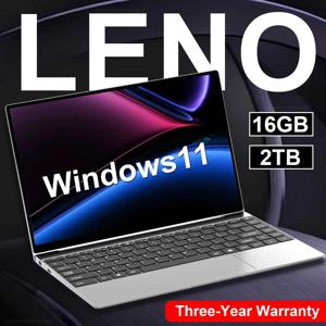 LENO 14.1인치 울트라 슬림 노트북 윈도우11 16GB 램 2TB SSD 인텔 N3700 노트북 게이머 1920*1080 디스플레이 오피스 학습용 컴퓨터 PC