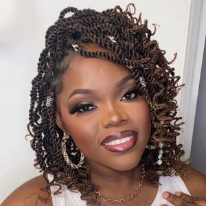 1/3/8 팩 15-120 가닥 세네갈 트위스트 크로셰 헤어 곱슬 끝이 있는 킨키 트위스트 크로셰 브레이딩 헤어 로프 트위스트 합성 헤어