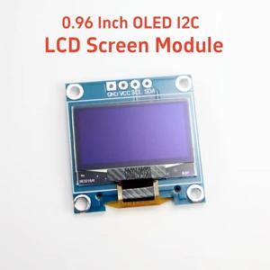 0.96인치 OLED 디스플레이 스크린 모듈 I2C IIC 128x64 SS-D-1306 3.3V-5V 블루/블루 옐로우/화이트 아두이노 ESP32 ESP8266용