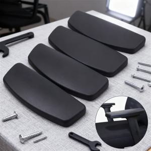 HUAHUA 교체 가능한 사무실 의자 팔걸이 쌍(장착 구멍 포함), 게임 의자 부품 교체에 이상적HUAHUA