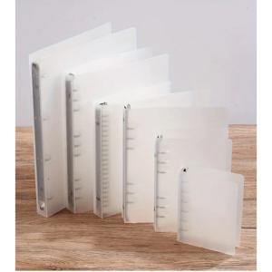 175페이지 용량 링 바인더, 클립 잠금 플라스틱 정리 바인더 사무실, 학교, 가정용품 - PP 소재