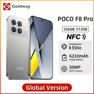 【월드 프리미어】POCO F8 Pro 5G 글로벌 버전 스마트폰 스냅드래곤 ®   8 엘리트 6.59인치 120Hz 하이퍼RGB AMOLED 디스플레이 6210mAh NFC