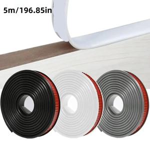 1개 5m/196.85인치 자가 접착식 PVC 엣지 밴딩 스트립 실링 테이프 U자형 스트립 가구 캐비닛 책상 엣지 가드 보호대