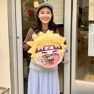 카와이 우즈 마키 나루토 플러시 이타백 하루노 사쿠라 배낭 여행 투명 메이크업 보관 가방 인형 장난감 어린이 선물