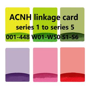 ACNH 연동 카드 시리즈 1에서 시리즈 5까지 산리오 S1에서 S6까지 카드 NTAG215 NFC 프린팅 동물 카드 NS 스위치용