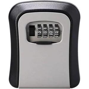 1개 키 및 비밀번호 박스 건설 현장 가정용 캣아이 도어 비밀번호 잠금 무타공 홈스테이 금속 도난 방지 키 박스